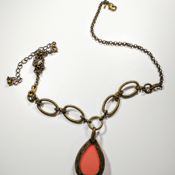 Avon vintage red pendant necklace - Picture 3 of 8